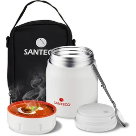 Siehe Bilder Thermobehälter Essen 500 ml Edelstahl Speisegefäß Löffel Tasche Kalt