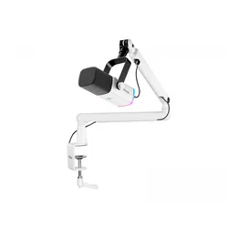 Fifine TAM8 Dynamisches Mikrofon mit Mikrofon Arm - Weiß