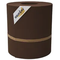 zaunzu® Sichtschutzstreifen 26 m x 24 cm Braun 2 St.