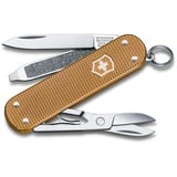 Victorinox Classic Alox Colors, 58 mm, kleines Taschenmesser Wet Sand