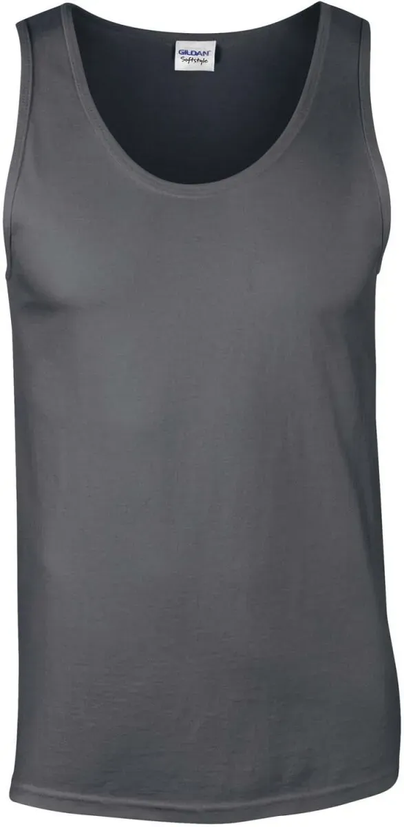 Gildan Herren Softstyle Tank Top 64200 charcoal (solid) S
