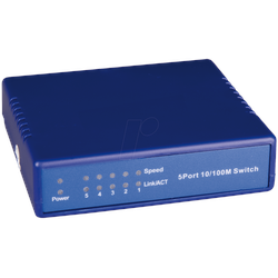 SWITCH 5PORT - Switch, 5-Port, Fast Ethernet