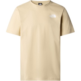The North Face T-Shirt mit Label-Print Modell REDBOX Beige, XXL
