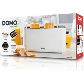 DOMO collection DOMO DO962T Toaster stufenloser Temperaturregler, Cool-Touch-Gehäuse Weiß