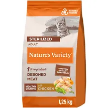 nature’s variety Healthy Grains Trockenfutter für sterilisierten Katzen Huhn 1,25 kg
