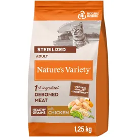 nature’s variety Healthy Grains Trockenfutter für sterilisierten Katzen Huhn 1,25 kg