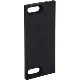 WSS Fallenauslaufplatte 30,5 mm Schwarz
