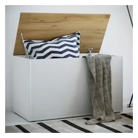 VCM Holztruhe Maße ca. H. 49 x B. 82 x T. 44 cm Kiste für flexiblen Einsatz in allen Wohnräumen Aufbewahrungsbox Kiste - Bendola