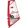 F2 Windsurf Segel Checker Kid 5 qm Rot