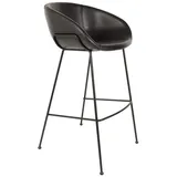 ZUIVER Feston Barhocker schwarz