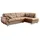 sit&more Ecksofa »Mailand L-Form«, wahlweise mit Bettfunktion braun