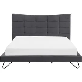 Beliani Lannion 180 x 200 cm Dunkelgrau