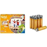 Ravensburger tiptoi Active Tanz-Theater, Bewegungsspiel, 3+ Jahre, & AAA Alkaline-Batterien Amazon Basics 12 Stück, 10 Jahre
