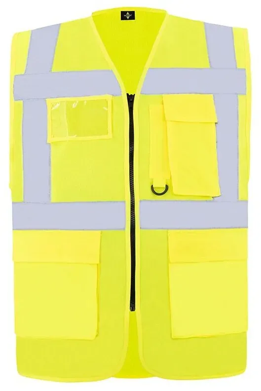 Comfort Warnweste Hamburg" - Korntex Signal-Gelb / Signal-Orange 5XL"