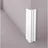 NOEL & MARQUET Kantenschutz-Profil NMC WE2 WALLSTYL weiß 1 St. 200 x 3,6 x 3,6 cm