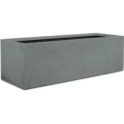 Polystone Divide Pflanzkasten mit Stein-Look grau