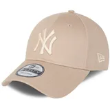 New Era 60244714 League Essential 9forty New York Yankees Kappe - Light Beige - One Size