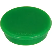 Franken Haftmagnet Magnete grün, Kunststoff Ø 1,27 cm, 10 St.