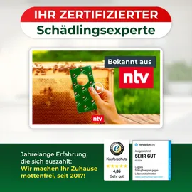 legona-de Schlupfwespen gegen Wachsmotten