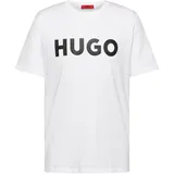 Hugo Dulivio Kurzarm-T-Shirt Open White M
