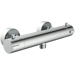 CLAUDIO Duscharmatur mit Thermostat, Thermostat, Mischbatterie Dusche, Duschthermostat in Chrom