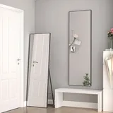 Ganzkörperspiegel Flurspiegel Standspiegel Ankleidespiegel Schwarz Wandspiegel 160x50cm