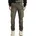 Herren Zip 3D Tapered Pants Pants Grau Vintage Dust Asfalt D02190-e172-h514 31W 34L