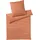 YES FOR BED Pure & Simple Uni Orange 200 x 200 cm + 2 x 80 x 80 cm