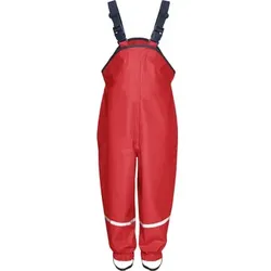 Playshoes Regenhose rot mit Textilfutter, 98