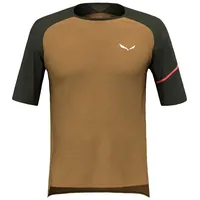 Salewa Vento Alpine Merino Kurzarm-t-shirt Golden Brown S