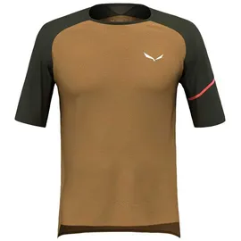 Salewa Vento Alpine Merino Kurzarm-t-shirt Golden Brown S