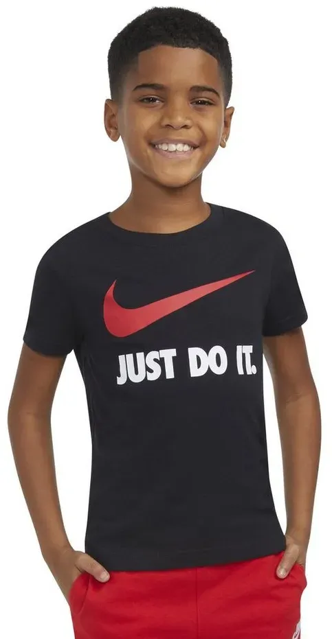 Nike Sportswear T-Shirt NKB SWOOSH JDI Short -Sleeve TEE - für Kinder schwarz 7 (122)