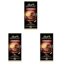 Lindt Schokolade Edelbitter Mousse Maracuja-Chili | 150 g Tafel | Mit 70% Kakaogehalt und dunkler Mousse au Chocolat und Maracuja-Chili Füllung | Schokoladentafel | dunkle Schokolade (Packung mit 3)