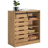 SoBuy Sideboard Schuhschrank Kommode Küchenschrank Flurschrank Lowboard FSB65-N