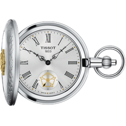 Tissot T-Pocket Double Savonnette Mechanical T865.405.99.038.01 - silber - 49.8mm