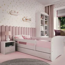 les tendances Kinderbett Babydreams 80 x 160 cm MDF/Spanplatte weiß