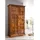 Massivmoebel24 Drehtürenschrank OXFORD 115 x 212 x 60 cm Braun