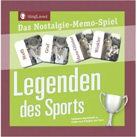 Singliesel GmbH Das Memo-Spiel für Senioren Legenden des Sports