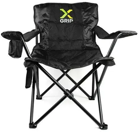 X-GRIP Campingstuhl - Schwarz
