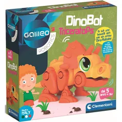 Roboter CLEMENTONI "Galileo, DinoBot Triceratops", orange, Roboter, Kinder, Made in Europe