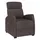vidaXL Aufstehsessel Dunkelbraun Polyester 83,5 x 104 x 0 cm Braun mit verstellbarer Rückenlehne