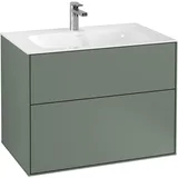 Villeroy & Boch Waschtischunterschrank 2 Auszüge 79,6 x 59,1 x 49,8 cm Grün Matt