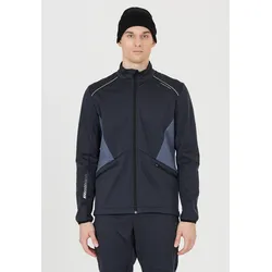 Softshelljacke ENDURANCE "Leander", Herren, Gr. XL, blau (dunkelblau), 100% Polyester, mehrfarbig, sportlich, normal, Langarm, Jacken, mit wasser- und winddichter Eigenschaft