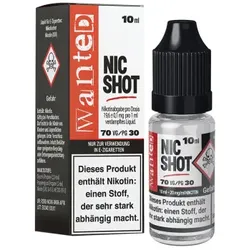 Wanted Nikotin-Shot 10ml / 30PG/70VG