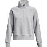 Under Armour Rival Fleece 1/2-Zip Sweatshirt Damen 012 mod gray light heather/white M