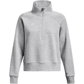 Under Armour Rival Fleece 1/2-Zip Sweatshirt Damen 012 mod gray light heather/white M