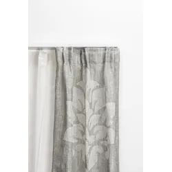 Gardinenschiene GARESA "101", weiß, L:280cm, Aluminium, Kunststoff, Gardinenstangen, Innenlaufprofil, schlicht, Deckenmontage, Aluminium, verlängerbar