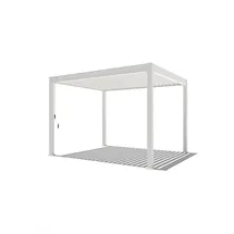 pergoline Pavillon 3,6 x 3 m inkl. 4 Seitenteile Weiß
