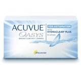 Acuvue Johnson & Johnson Acuvue Oasys for Astigmatism (6er Packung) 2-Wochen-Linsen (-2.5 dpt, Zyl. -0,75, Achse 90 ° & BC 8.6) mit UV-Schutz