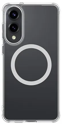 Minimal Mag Case with Magnetic Ring for Samsung Galaxy S25 Edge - Transparent